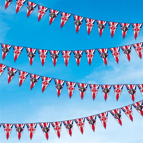 King Charles Coronation Royal Bunting Flags Street | Ubuy India