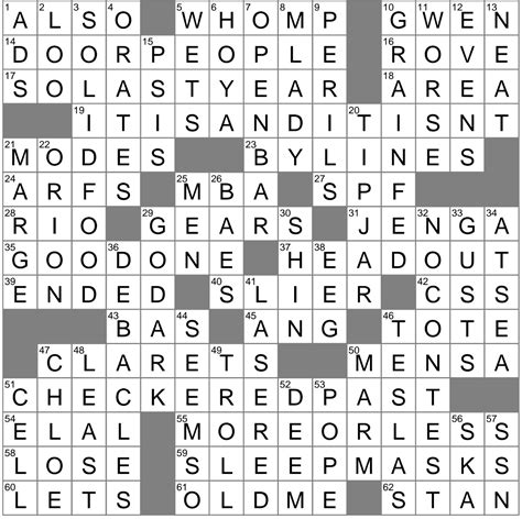 LA Times Crossword 25 Feb 23, Saturday