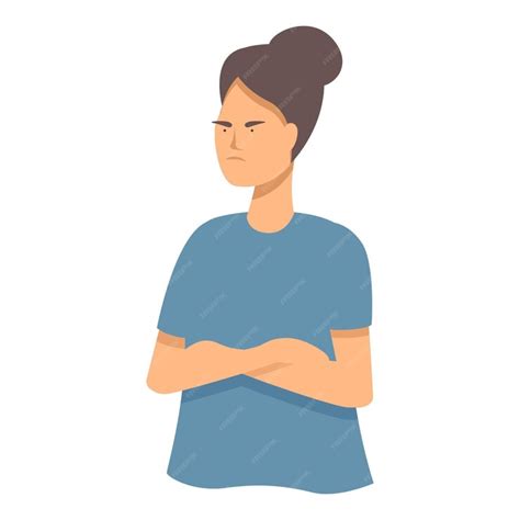 Разгневанный иконка разногласий мультфильм вектор Команда ума злится ...