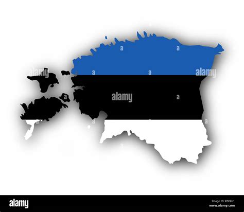 Estonia map 3d Cut Out Stock Images & Pictures - Alamy