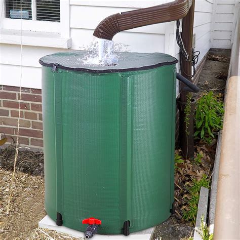 Amazon.com : Rain Barrel, Water Storage Barrel, Collapsible 50 Gallon ...
