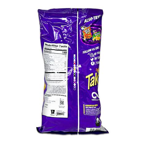 Takis Nutrition Label