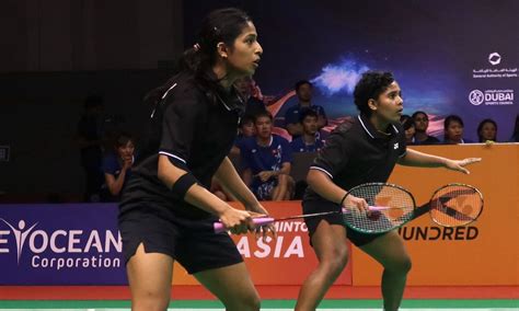 Treesa Jolly and Gayatri Gopichand enter Syed Modi International final