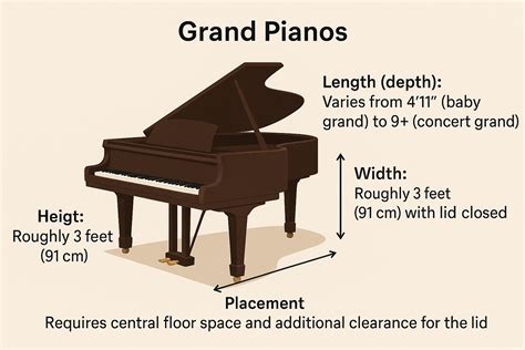 Grand Piano Dimensions Feet