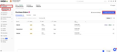 How to create import purchase order on Web? - General - Swipe