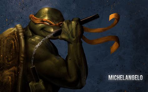 Teenage Mutant Ninja Turtles Wallpaper Michelangelo