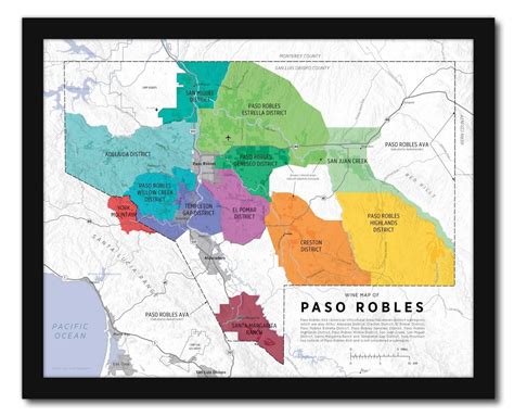 Paso Robles Winery Map Printable