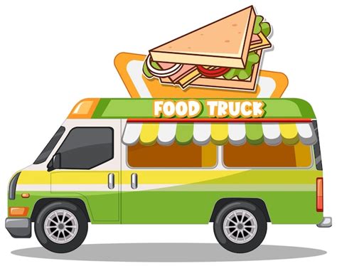 clip art food truck #5883483 | Clipart Library