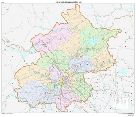 2020最新北京市区地图二查询，北京市区地图二高清版下载，北京市区地图二中文版大图 - 8264户外8264.com