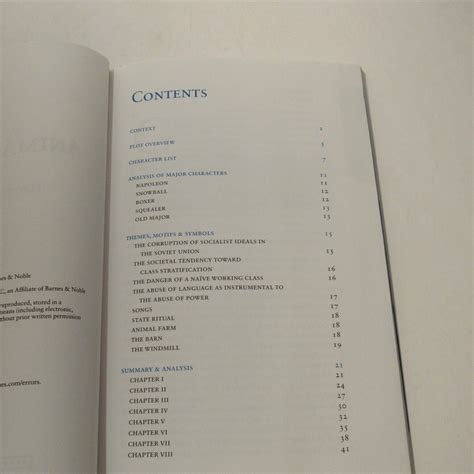 SparkNotes ANIMAL FARM By George Orwell Student Study Educational Guide ...