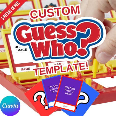 Editable Guess Who Template Printable Custom Guess Who Game Template ...