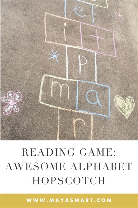 Reading Game Awesome Alphabet Hopscotch