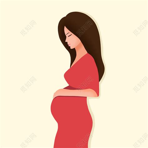 卡通怀孕的妈妈图片-卡通怀孕的妈妈图片素材免费下载-千库网