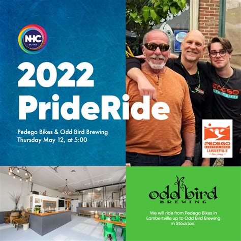 Pride Ride With Pedego Bikes & Odd Bird Brewing - New Hope Celebrates