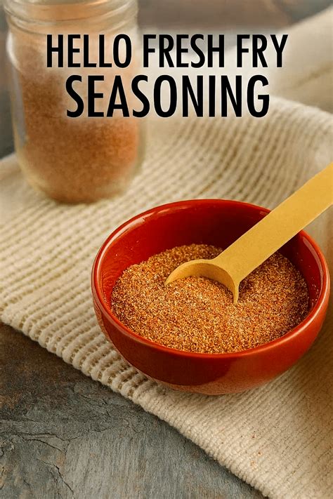 Fry Seasoning Hello Fresh Copycat – best 3-Ingredient Favorite