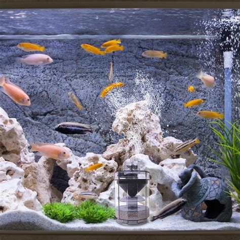Buy Fish Tank Poop Filter Aquarium Automatic Fish Waste Suction Colle ...