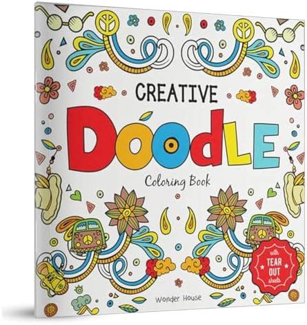 Creative Doodle Coloring Book : Children Coloring Book With Tear Out ...