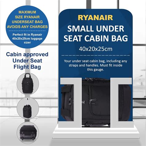 Ryanair small bag dimensions clearance