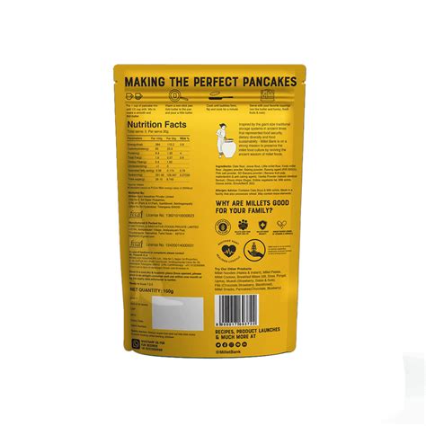 Buy Premium Banana Millet Pancake Mix from Millet Bank