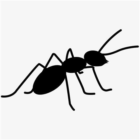 黑色简易卡通蚂蚁图片免费下载_PNG素材_编号1yqi5wrey_图精灵