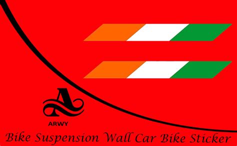 ARWY Bike Sticker Vinyl Flag Bike Suspension Wall Car Bike Sticker, 15 ...