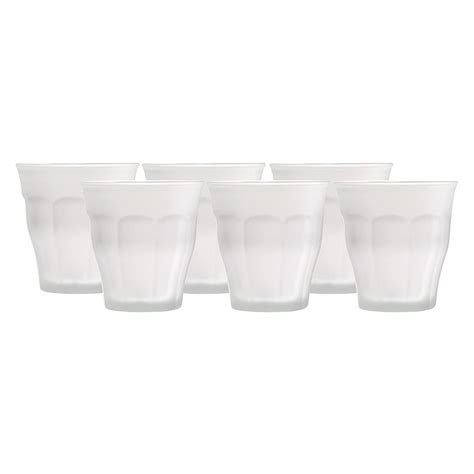 Duralex Picardie Frosted Tumbler 250 ML 6 PCS SET – Home Asia Store
