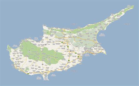 Maps of Cyprus | Detailed map of Cyprus in English | Tourist map of Cyprus | Road map of Cyprus ...