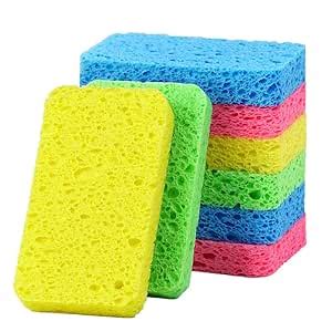 Spunspon 12 - Pack Non-Scratch Scrub Sponges - Sponges for Dishes and ...