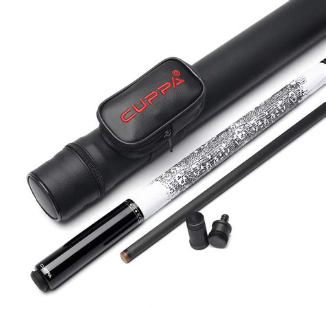 Buy CUPPA Technology Pool Cue with Low Deflection Carbon Fiber Shaft ...