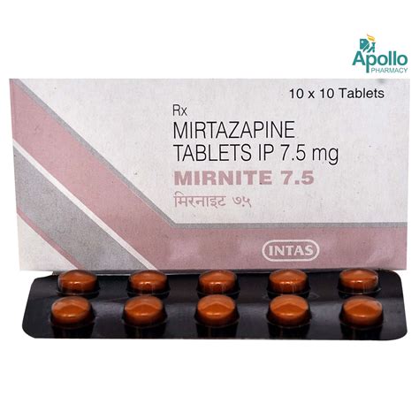 Mirnite 7.5 Tablet 10's Price, Uses, Side Effects, Composition - Apollo ...