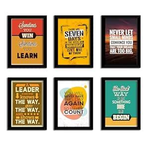 Paper Plane Design Inspirational Wall Framed Posters - Quotes and ...