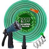 Cinagro 30 Meter 0.5 inch Heavy Duty 3 Layered Braided PVC Garden Hose ...
