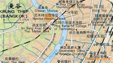 曼谷地图高清中文版下载-泰国曼谷地图中文版下载-当易网