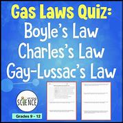 Chemistry worksheets gay lussac
