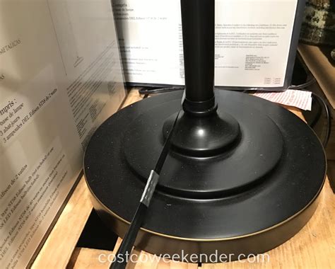 StyleCraft 3-Light Floor Lamp | Costco Weekender