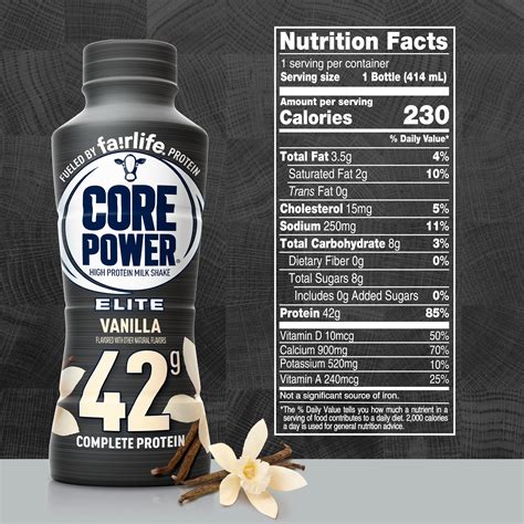 Core Power Elite Vanilla Protein Shake, 14 Oz. Bottles, 12 Pack
