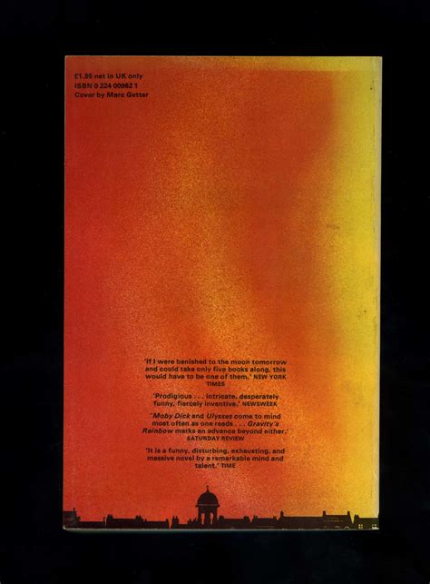 GRAVITY'S RAINBOW (First UK edition - wrappers issue) by Thomas Pynchon: Very Good Soft cover ...