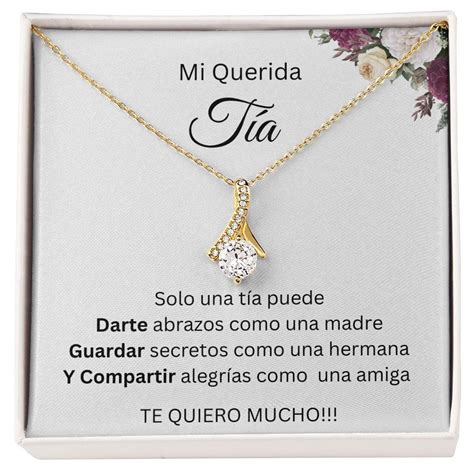 Para Tia | Gift for Tía| Regalo- Gift Idea, Regalo Para Tia Birthday ...