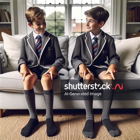 1 10 Year Old Boys Who Wear Traditional British Prep School Uniform ...