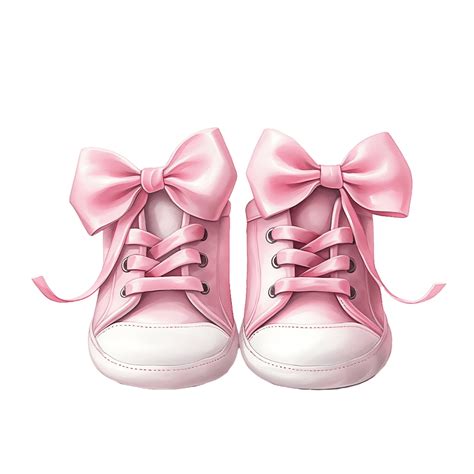 Watercolor Baby Girl Shoe Clipart | 10 JPG | Pink Newborn Nursery JPG ...