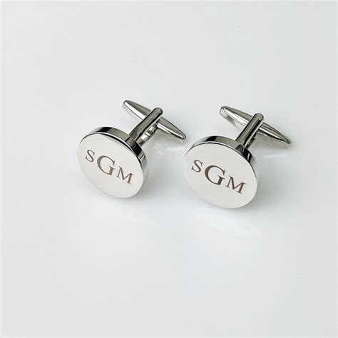 Image result for Monogram Cufflinks