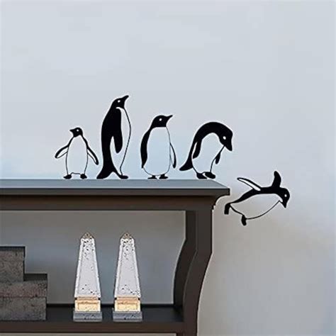 Penguin Wall Decals 16 Penguins Ideas | Wall Vinyl Decor, Wall Decals,