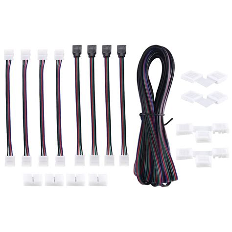 RGB LED Strip Connectors 的图像结果