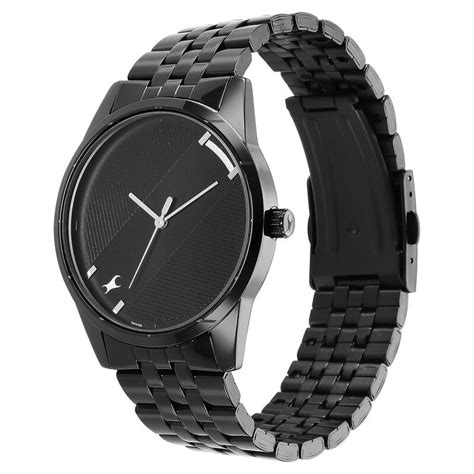 Buy Online Fastrack Stunners Quartz Analog Black Dial Metal Strap Watch ...