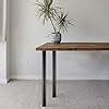 QLLY 28 Inches Height Tall Metal Desk Legs, Adjustable(+1”) Office ...