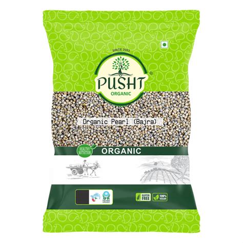 Organic Pearl Millet (Bajra) – 1kg – Pusht Organic