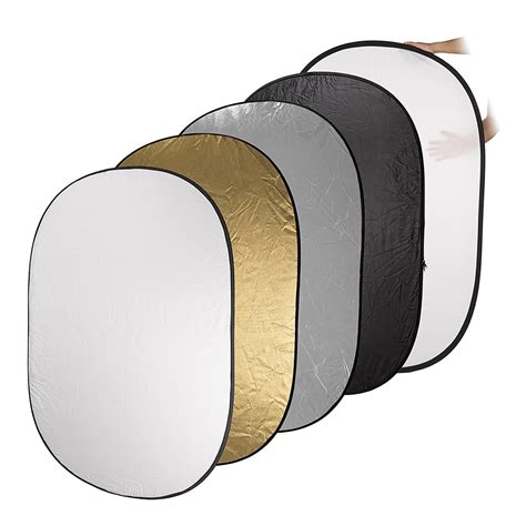 Fotodiox Pro 40"x60" 5-in-1 Collapsible Reflector Kit with stand ...