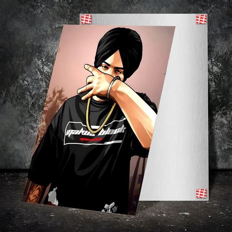 High-Quality Metal Posters - Sidhu Moose Wla SM02 | Vibrant Colors ...