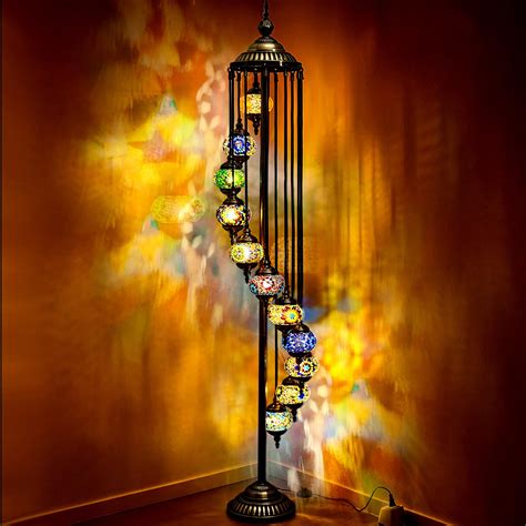 Hortsun Turkish Floor Lamp Moroccan Lamp Floor Lamp Turkish Lamp Globe ...