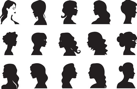Female Face Silhouette
